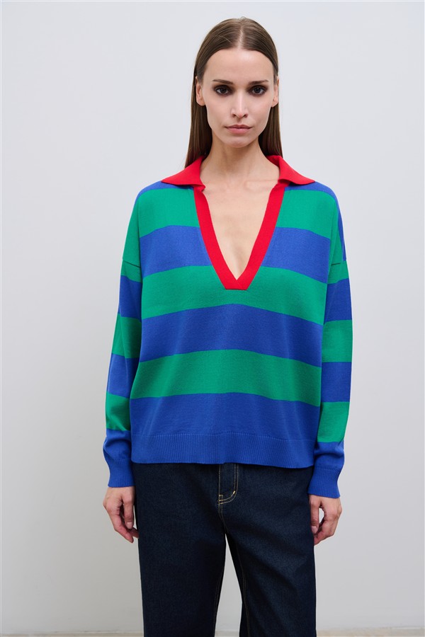 COMBOS 030 LUNA KNIT POLO MULTI